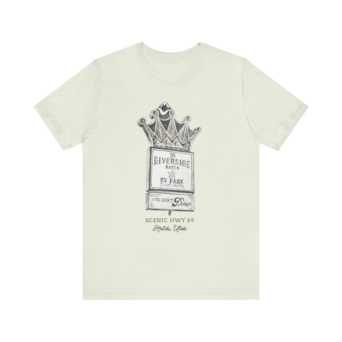 Vintage Riverside Ranch Sign Tshirt