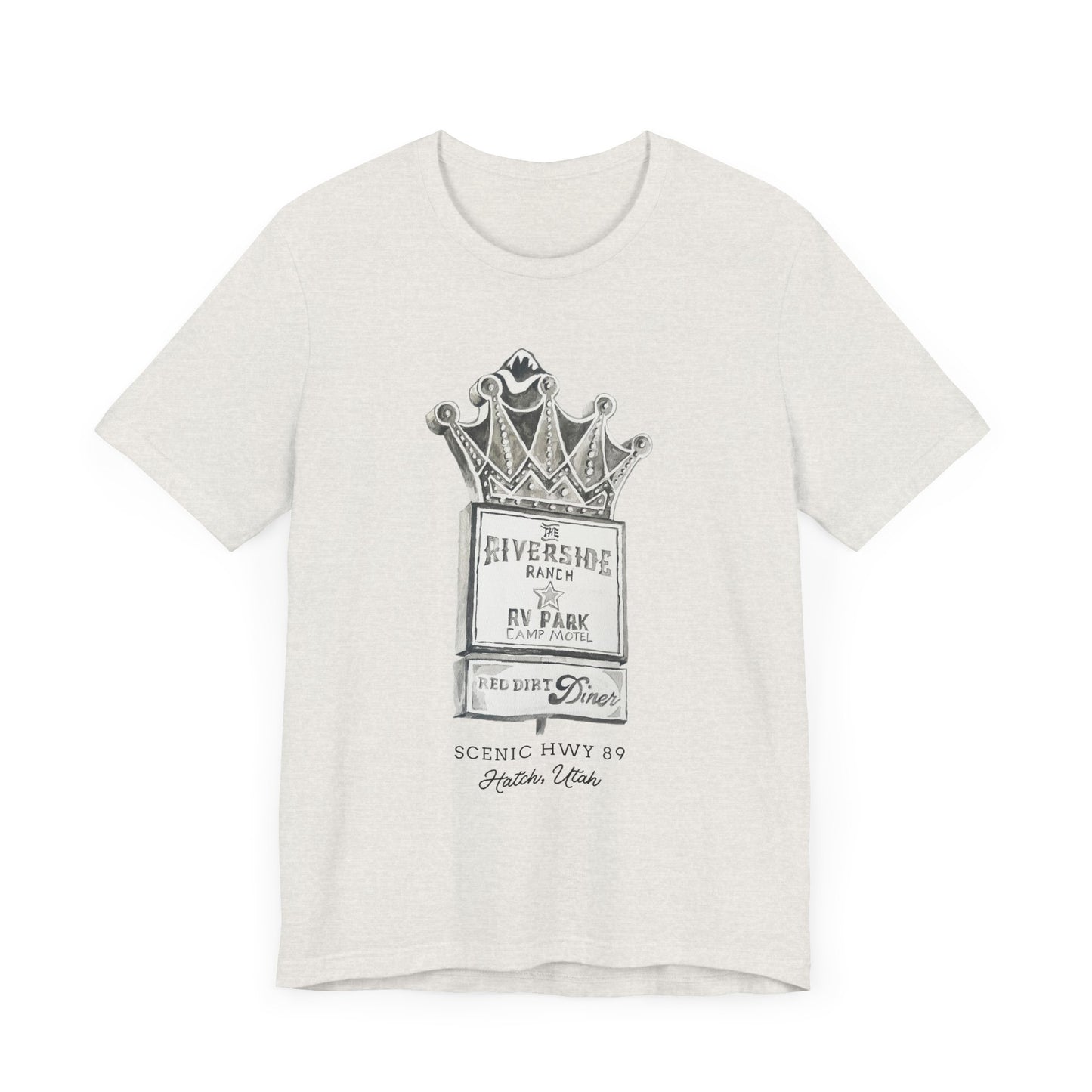Vintage Riverside Ranch Sign Tshirt