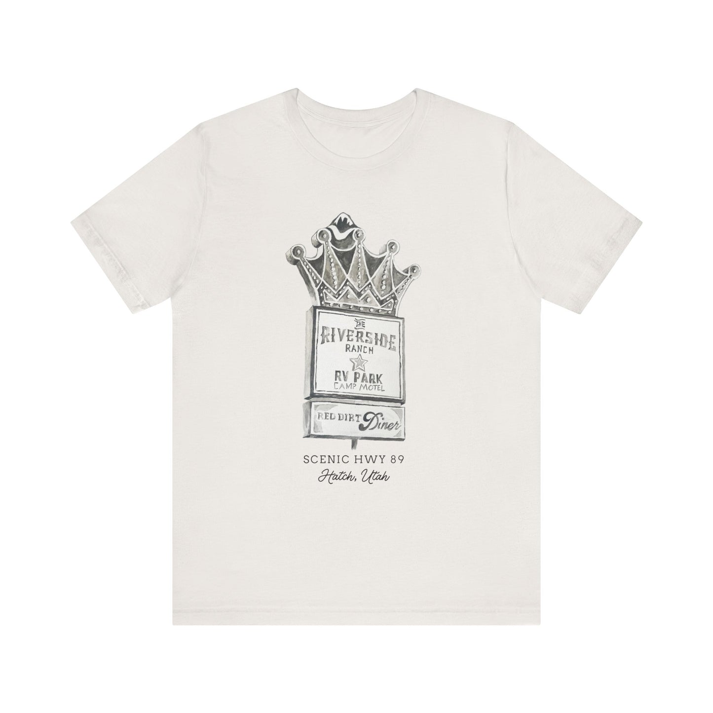 Vintage Riverside Ranch Sign Tshirt