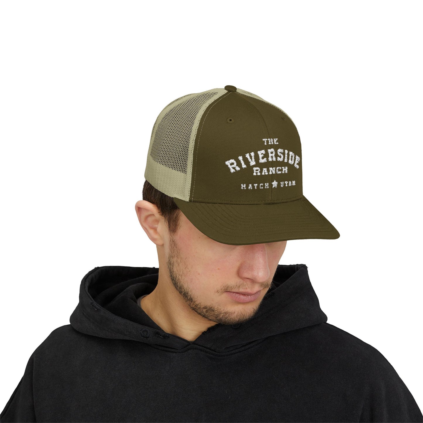 The Riverside Ranch BASE CAMP Trucker Snapback