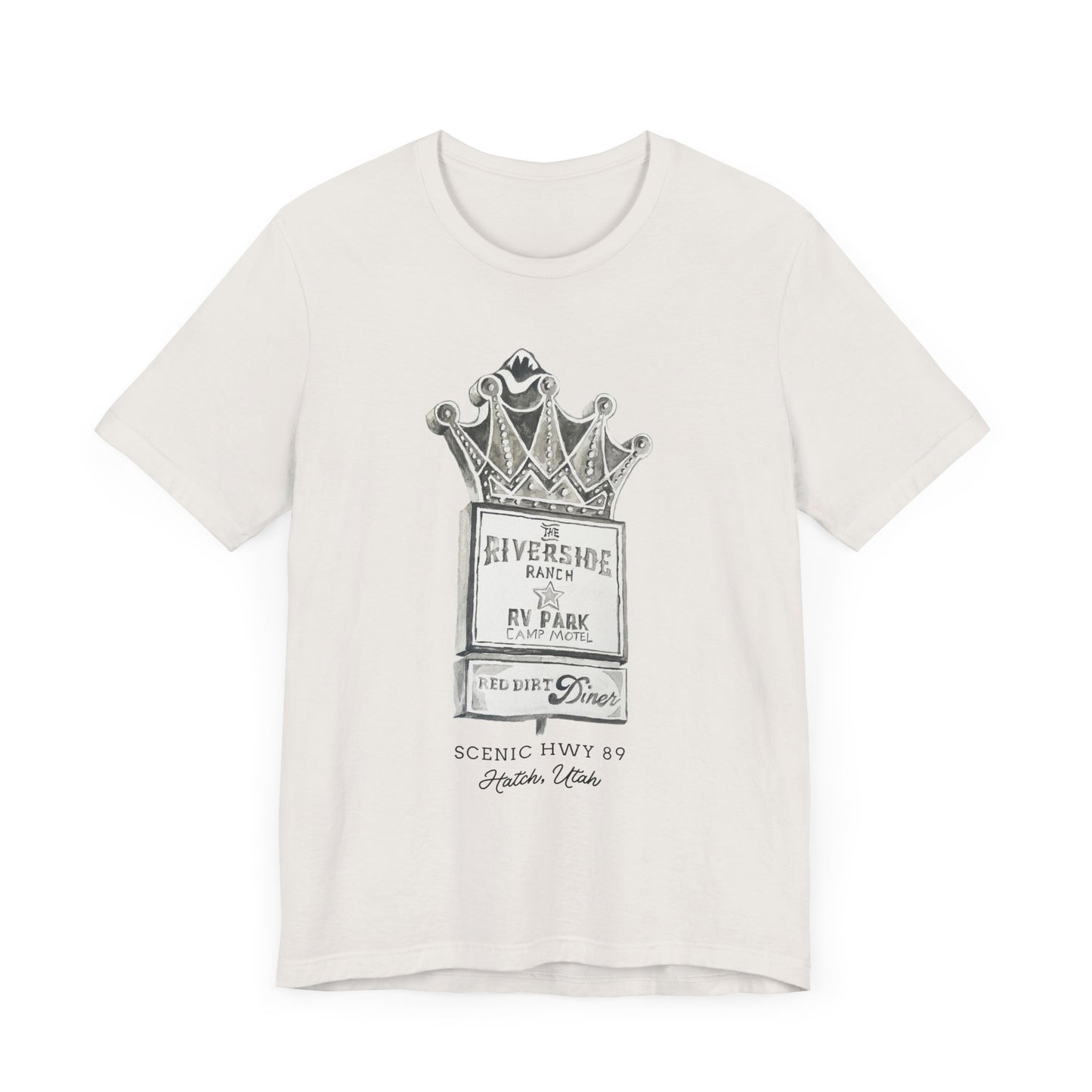 Vintage Riverside Ranch Sign Tshirt
