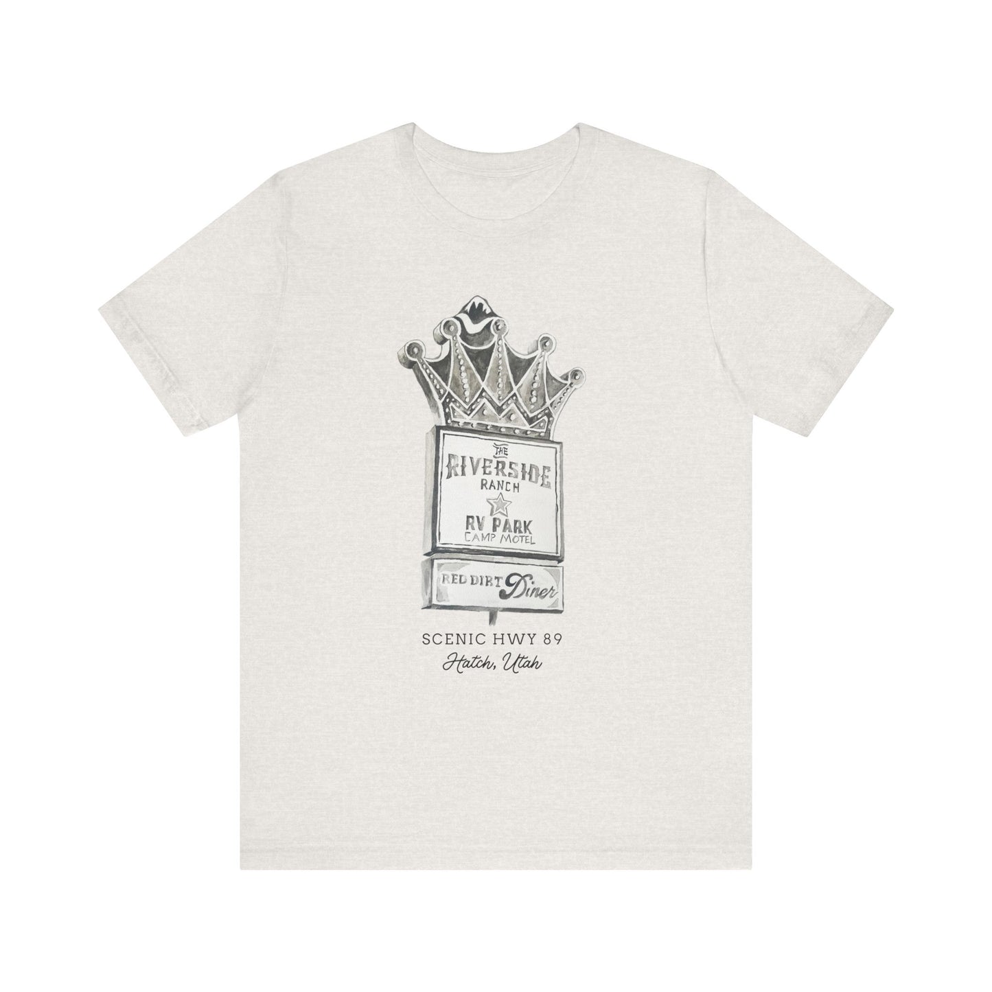 Vintage Riverside Ranch Sign Tshirt