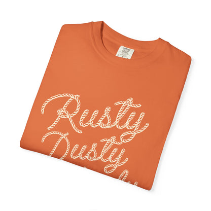 Rusty Dusty Unisex Garment-Dyed T-Shirt – Cozy Ranch Vibe