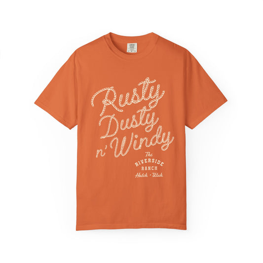 Rusty Dusty Unisex Garment-Dyed T-Shirt – Cozy Ranch Vibe