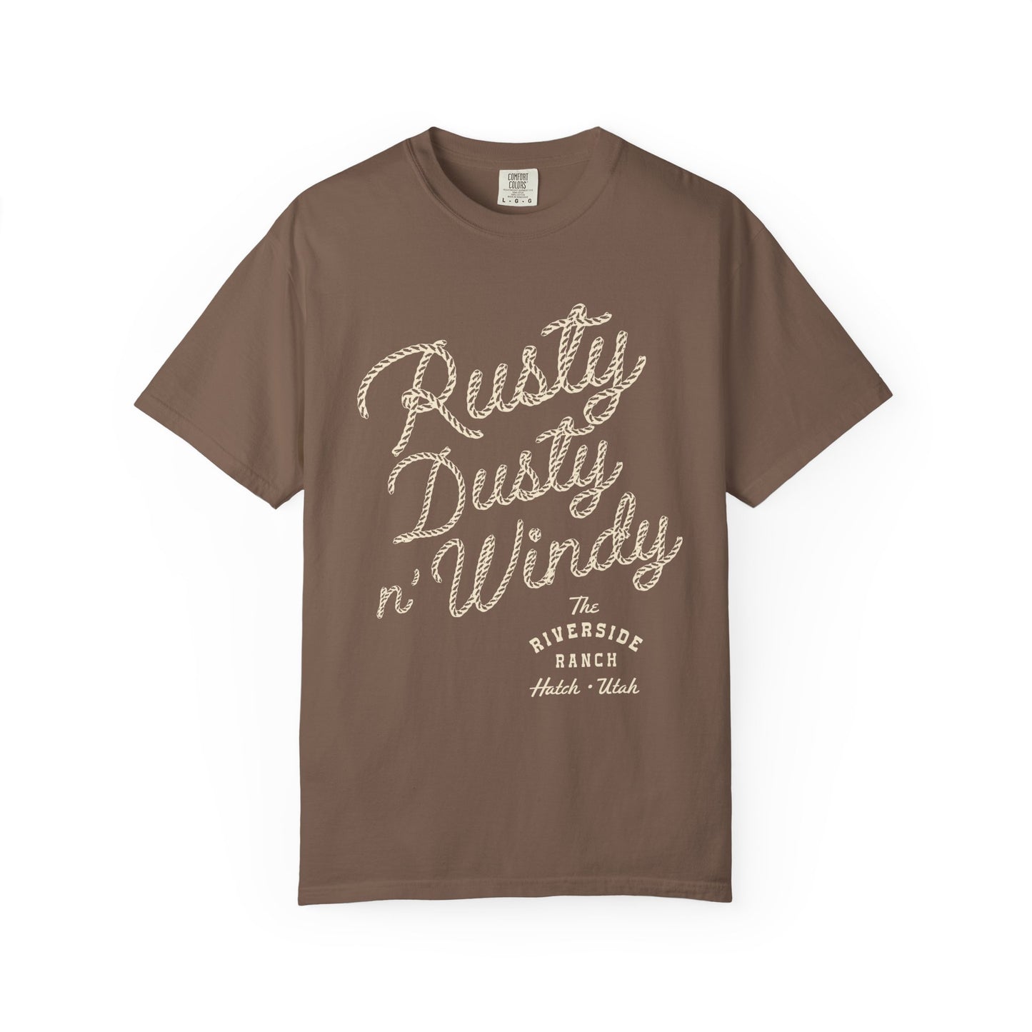 Rusty Dusty Unisex Garment-Dyed T-Shirt – Cozy Ranch Vibe