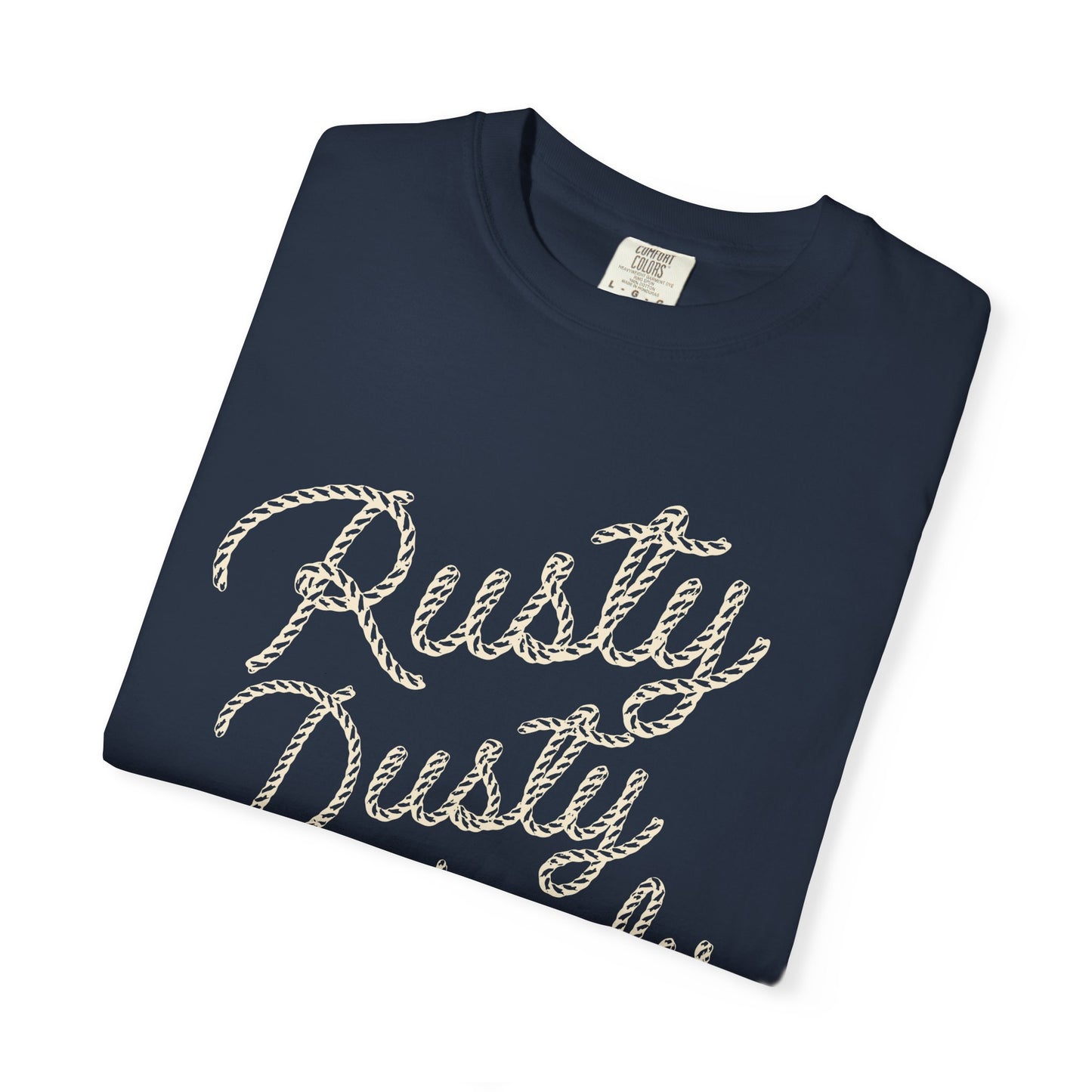 Rusty Dusty Unisex Garment-Dyed T-Shirt – Cozy Ranch Vibe