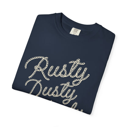Rusty Dusty Unisex Garment-Dyed T-Shirt – Cozy Ranch Vibe