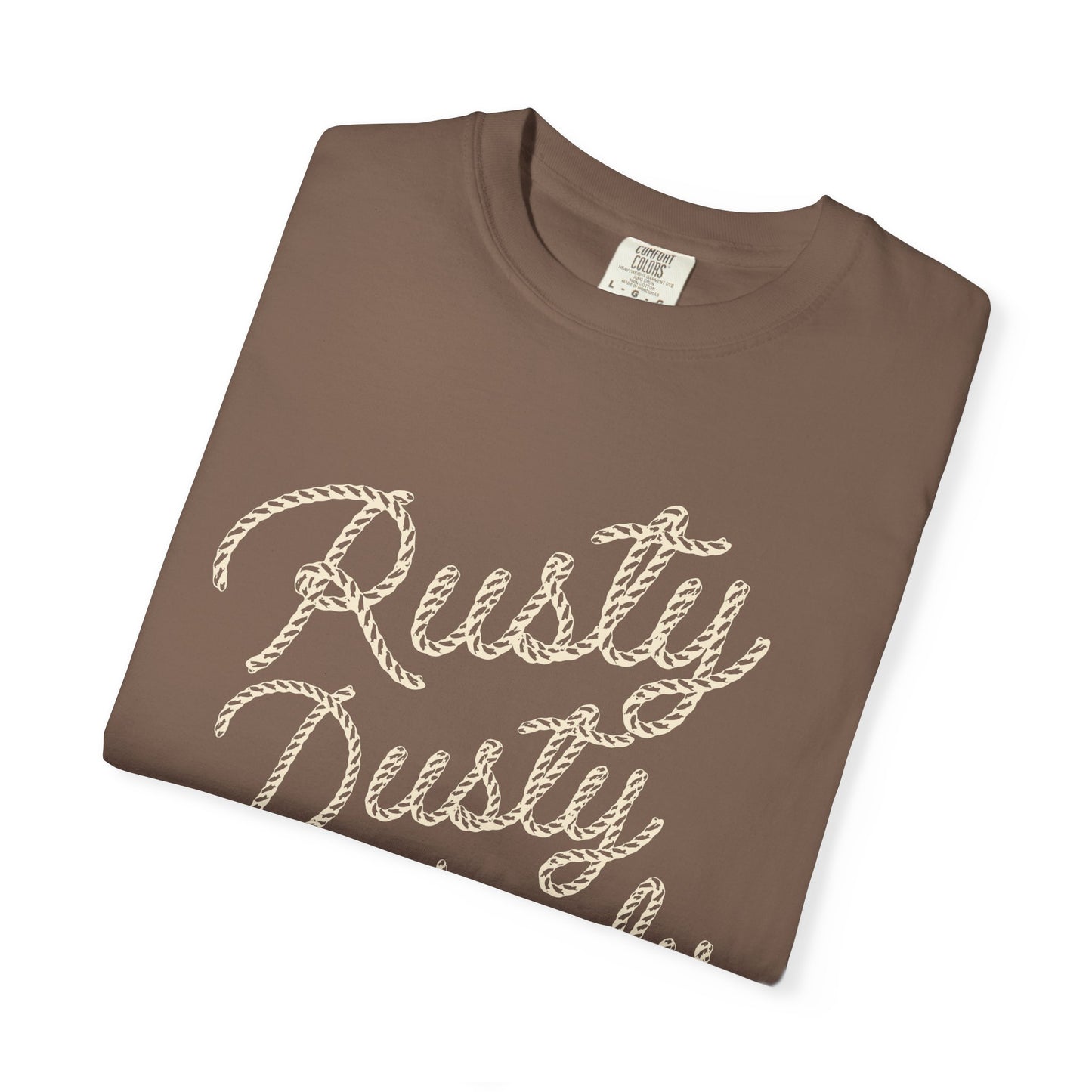 Rusty Dusty Unisex Garment-Dyed T-Shirt – Cozy Ranch Vibe