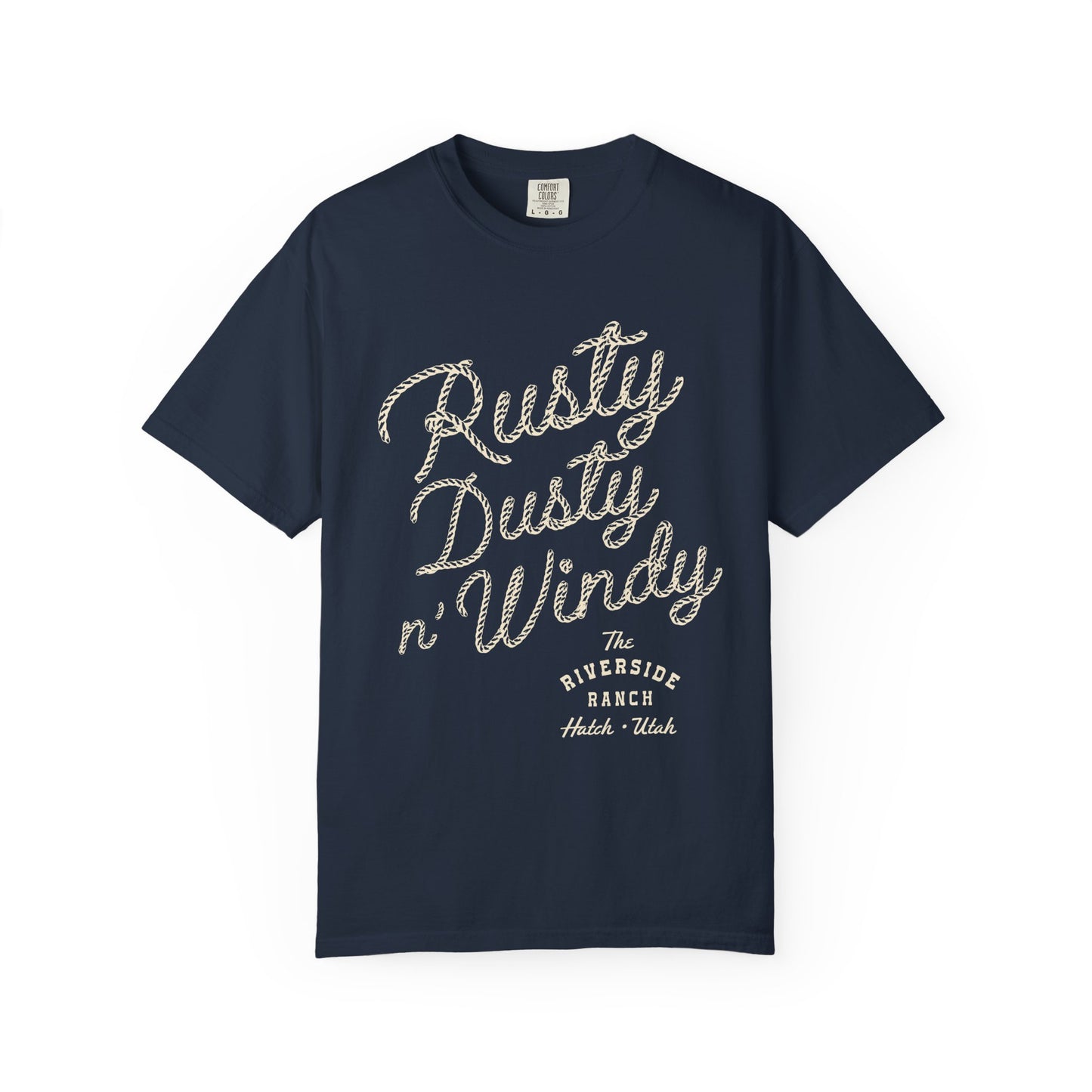 Rusty Dusty Unisex Garment-Dyed T-Shirt – Cozy Ranch Vibe