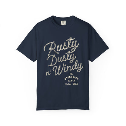 Rusty Dusty Unisex Garment-Dyed T-Shirt – Cozy Ranch Vibe