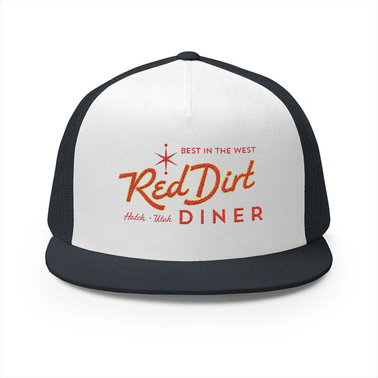 RedDirt Diner 5 Panel Trucker Cap - Best in the West Embroidery
