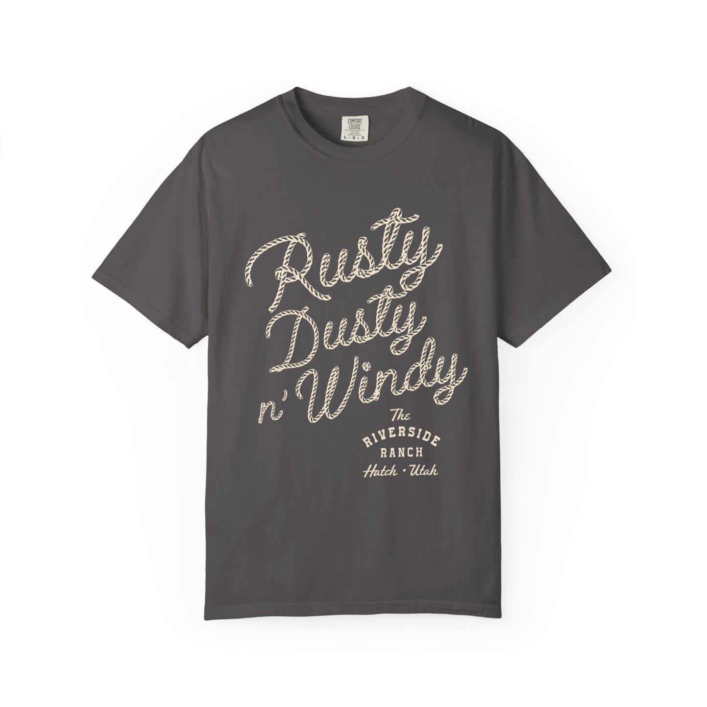 Rusty Dusty Unisex Garment-Dyed T-Shirt – Cozy Ranch Vibe