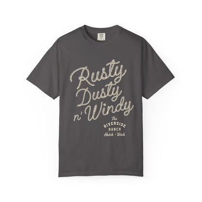 Rusty Dusty Unisex Garment-Dyed T-Shirt – Cozy Ranch Vibe