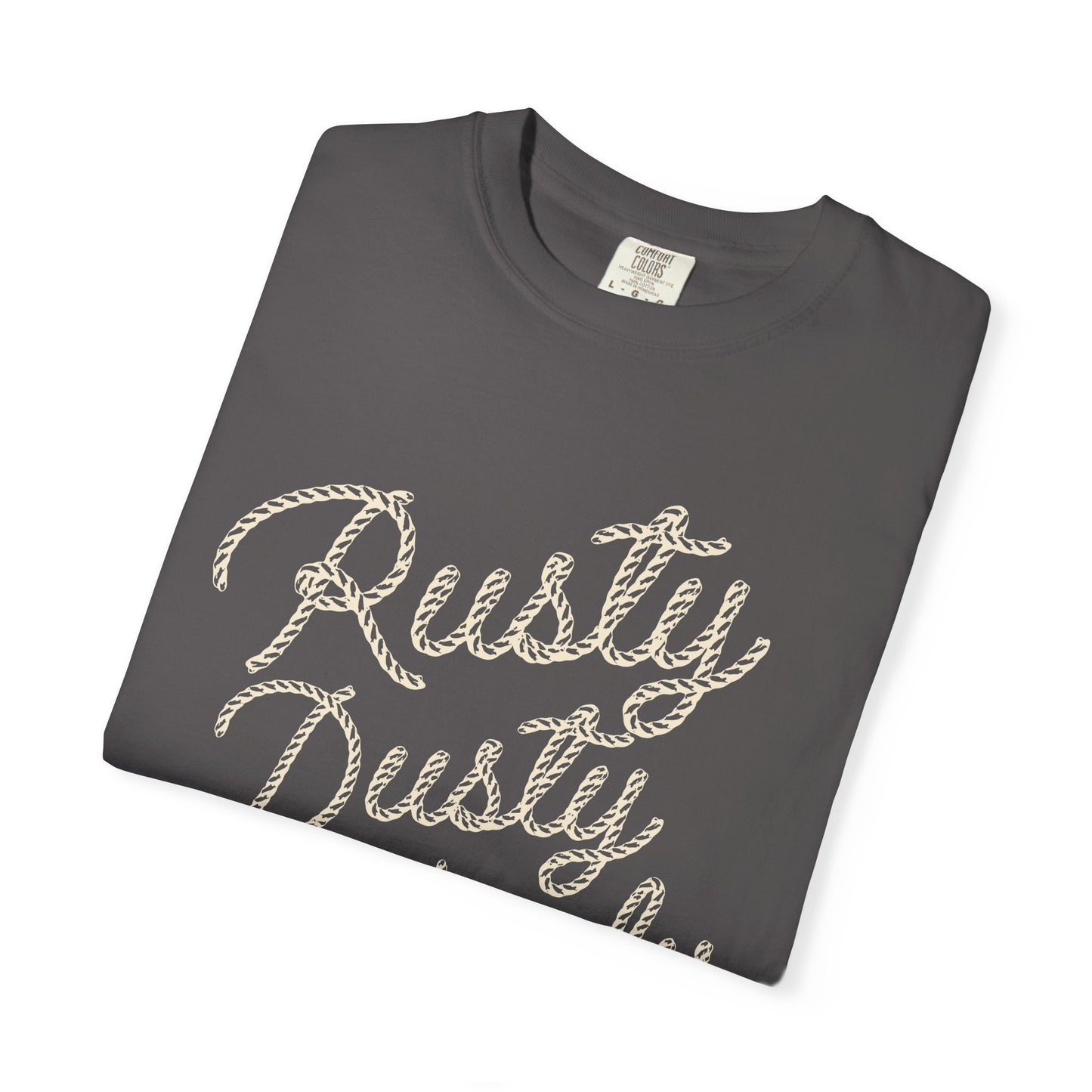 Rusty Dusty Unisex Garment-Dyed T-Shirt – Cozy Ranch Vibe