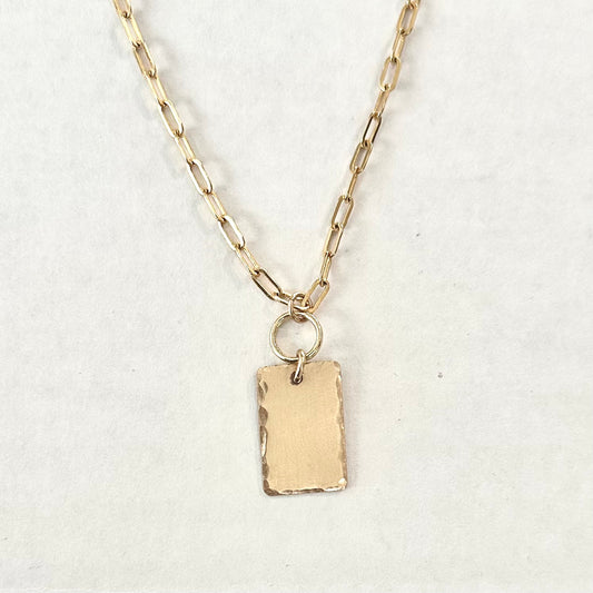 Classic Rectangle Necklace